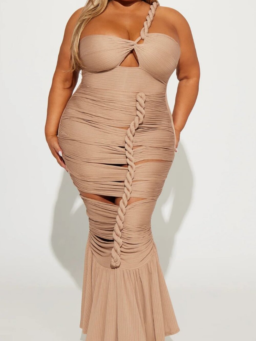 NWT Fashion Nova Twist it Up Maxi dress 2X